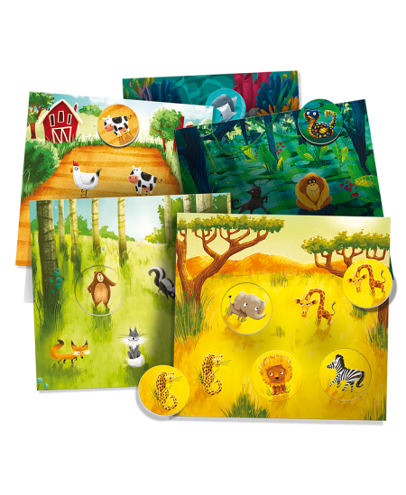 Lauamäng 2in1 LUDATTICA Loomade bingo