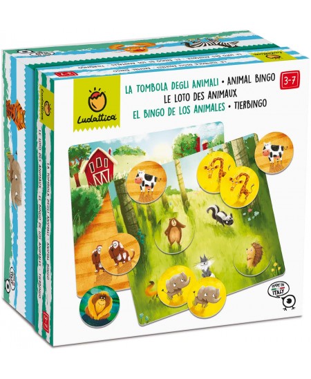 Lauamäng 2in1 LUDATTICA Loomade bingo