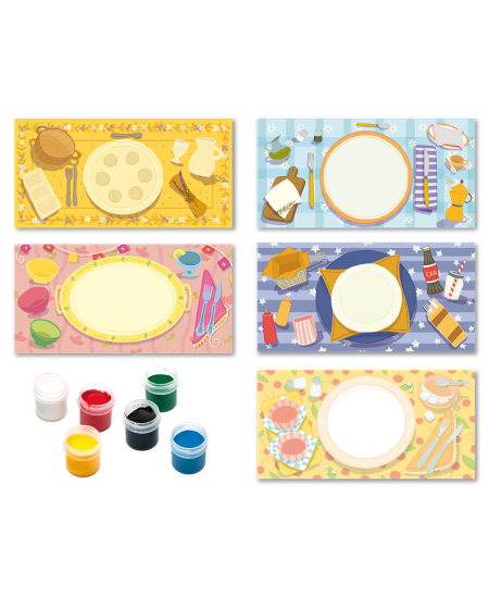 Värvimiskomplekt näpuvärvidega LUDATTICA Let´s Paint