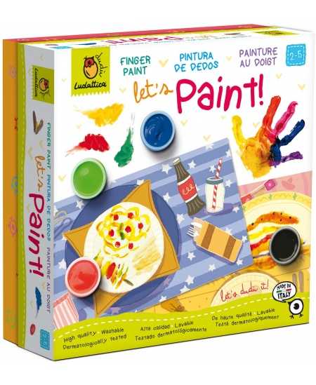 Värvimiskomplekt näpuvärvidega LUDATTICA Let´s Paint