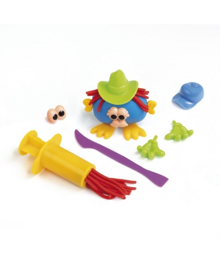 Voolimiskomplekt tarvikutega MILAN Lõbusad näod, 4 värvi