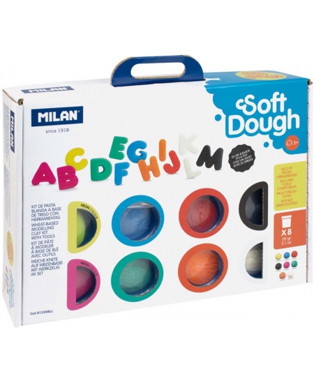 Voolimiskomplekt tarvikutega MILAN Palju tähti, 8 värvi