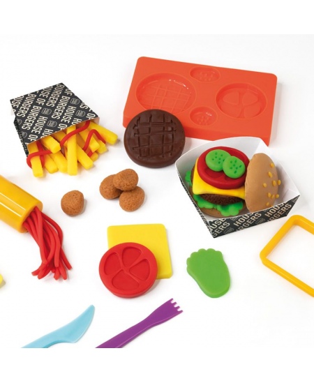 Voolimiskomplekt tarvikutega MILAN Burgerimaja, 4 värvi