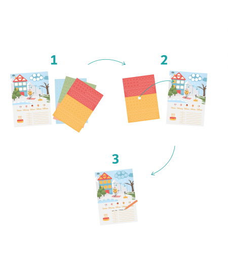 Sünnipäevakalender SODERTEX Puu- ja köögiviljad