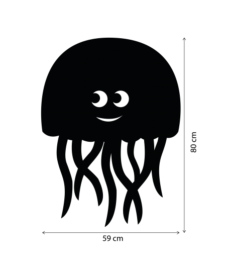 Kleebis kirjutamiseks ja joonistamiseks SODERTEX Meduus, 59x80 cm