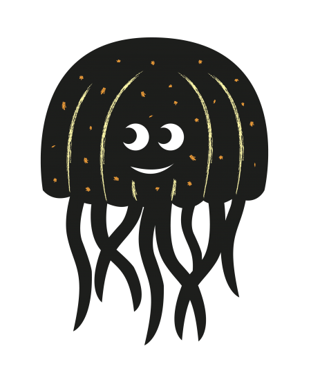 Kleebis kirjutamiseks ja joonistamiseks SODERTEX Meduus, 59x80 cm