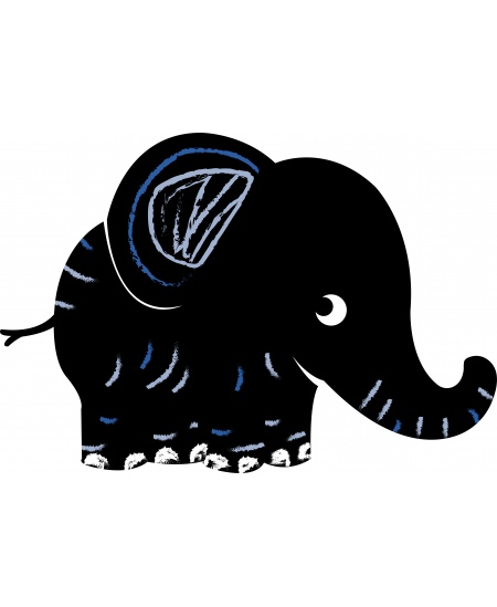 Kleepsud kirjutamiseks ja joonistamiseks SODERTEX Elevant, 80x55 cm