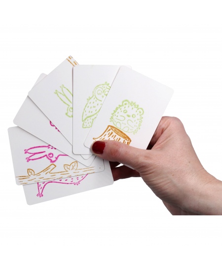 Läbipaistvad isekleepuvad templid SODERTEX Forest, 18 kujundust