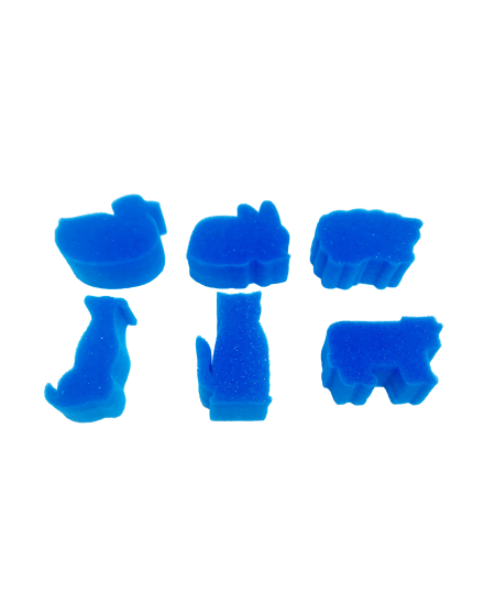 Templid-käsnad SODERTEX Loomakesed, 6 tk