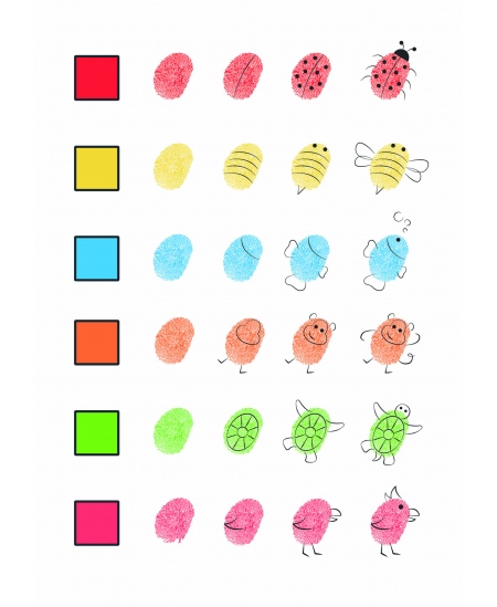 Erinevat värvi tint templitele SODERTEX, 12 värvi