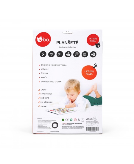 Arendav tahvelarvuti BO., leedu keeles