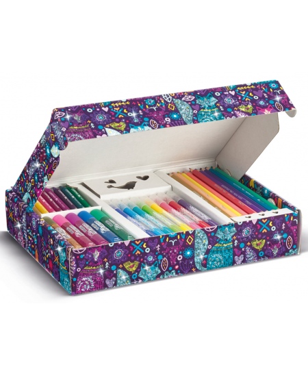 Sädelevate värvimisvahendite komplekt MAPED Color’Peps Glittering