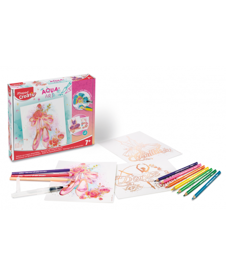 Plakati joonistamise komplekt MAPED Aqua Art Dance