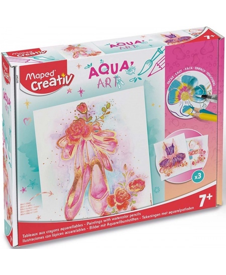 Plakati joonistamise komplekt MAPED Aqua Art Dance