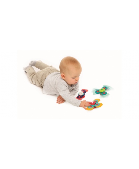 Värvilised vurr-mänguasjad LUDI, 3 tk.