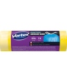 Prügikotid VORTEX, 35 l, 15 tk, paksus 13 μm, HDPE, kollased