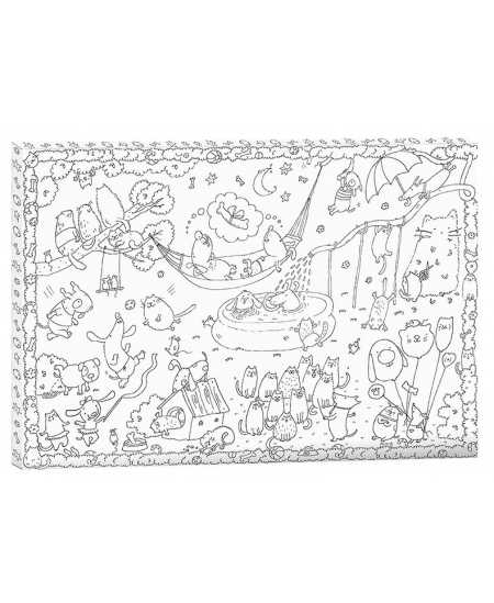 Värvimispilt MONUMI Frames Kassid ja koerad