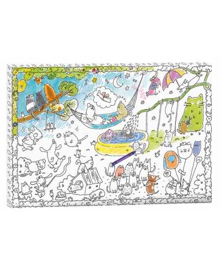 Värvimispilt MONUMI Frames Kassid ja koerad