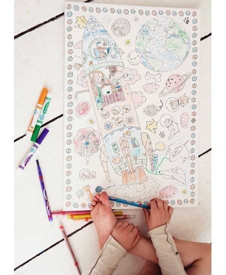 Värvimispilt MONUMI Frames Rakett