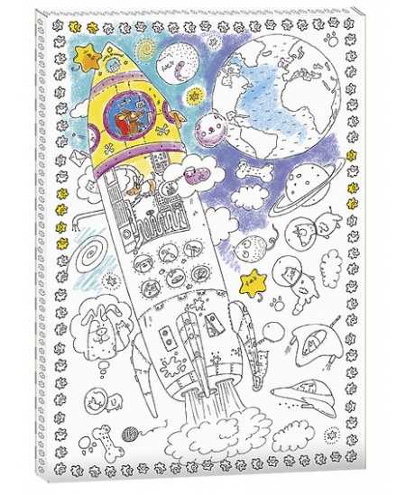 Värvimispilt MONUMI Frames Rakett