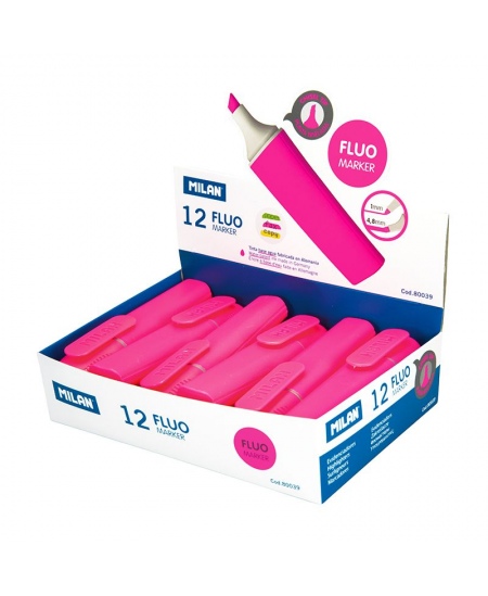 Tekstimarker MILAN Fluo, roosa