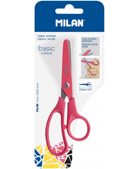 Käärid MILAN, roosad, 13,4 cm