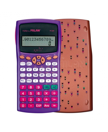 Koolikalkulaator MILAN Copper M240, 12 kohta, lilla
