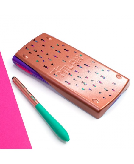 Koolikalkulaator MILAN Copper M240, 12 kohta, lilla