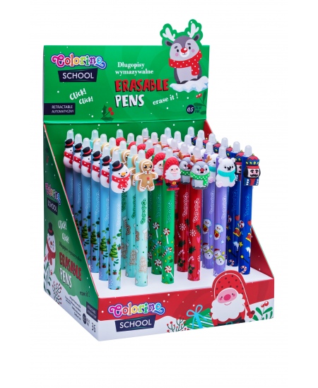 Laste kustutatav tindipliiats COLORINO Jõulud