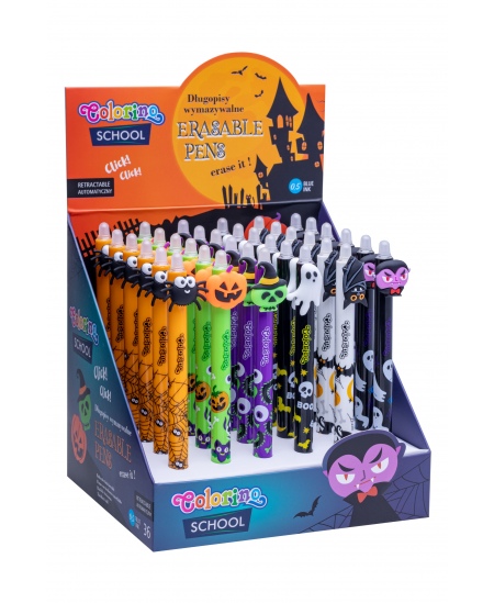 Laste kustutatav pastapliiats COLORINO Halloween