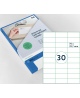 Etiketikleebised RILLPRINT 70x29,7 mm, A4, 30 kleebist lehel, 100 lehte
