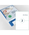 Etiketikleebised RILLPRINT 210x148 mm, A4, 2 kleebist lehel, 100 lehte