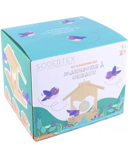 Puidust kokkupandav linnusöögimaja SODERTEX