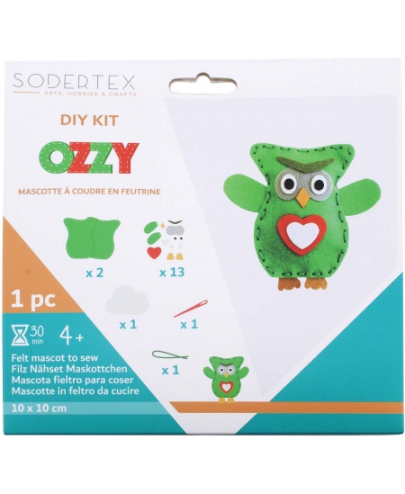 Õmbluskomplekt SODERTEX Roheline öökull