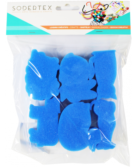 Templid-käsnad SODERTEX Loomakesed, 6 tk