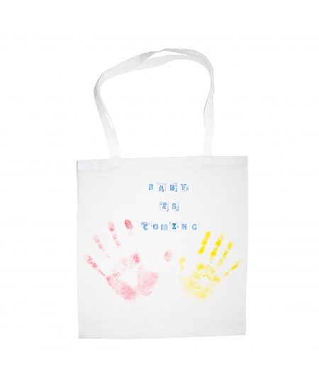 Valged puuvillased kotid kaunistamiseks SODERTEX, 37x42 cm, 1 tk.