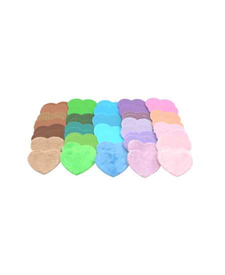 Erinevate tekstuuridega kleebised SODERTEX, 5 faktuuri, 50 tk.