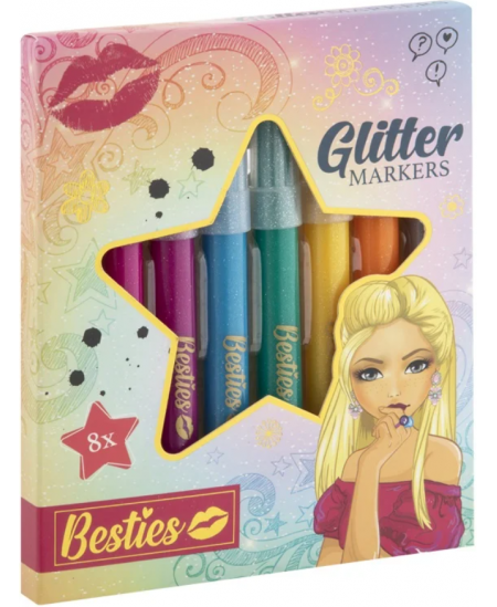 Sädelevad viltpliiatsid GRAFIX Besties, 8 värvi