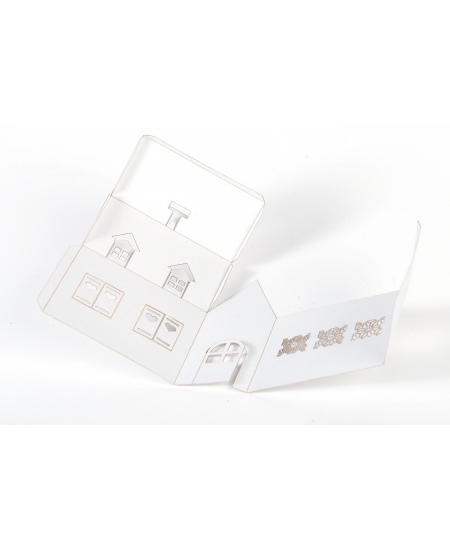 Valgete majakeste voltimise komplekt GRAINE CREATIVE