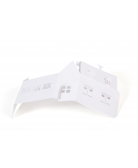 Valgete majakeste voltimise komplekt GRAINE CREATIVE