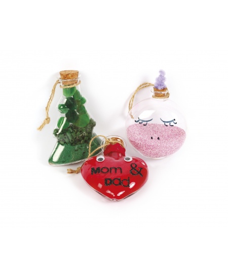 Klaasist jõuluehe kaunistamiseks GRAINE CREATIVE Kuusk