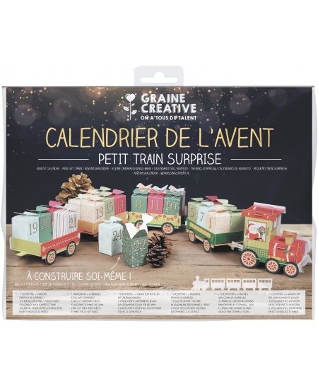 Advendikalendri karbid GRAINE CREATIVE Väike rong