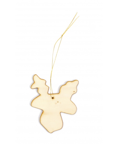 Puidust kuuseehete komplekt kaunistamiseks GRAINE CREATIVE, 12 tk.