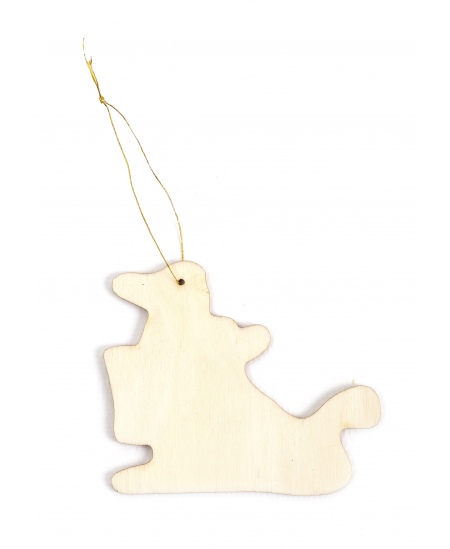 Puidust kuuseehete komplekt kaunistamiseks GRAINE CREATIVE, 12 tk.