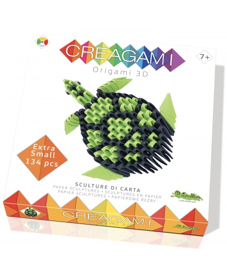 3D origami XS komplekt CREAGAMI Kilpkonn
