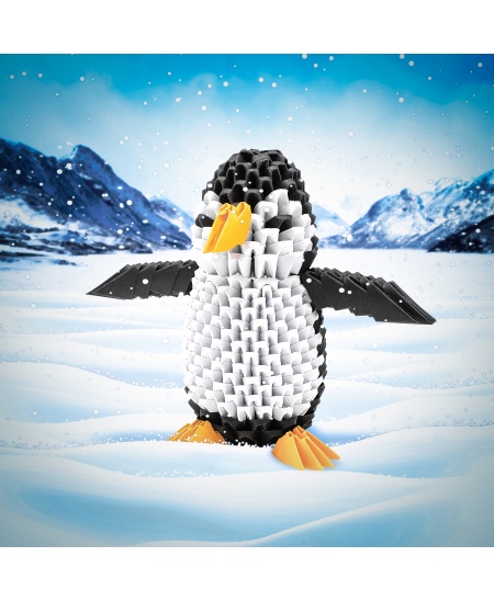 3D origami M komplekt CREAGAMI Penguin