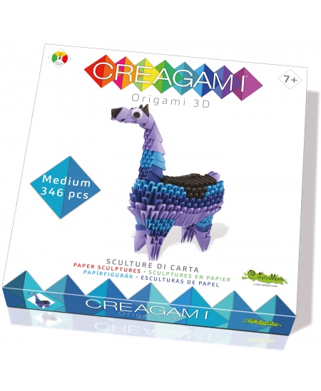 3D origami M komplekt CREAGAMI Lama