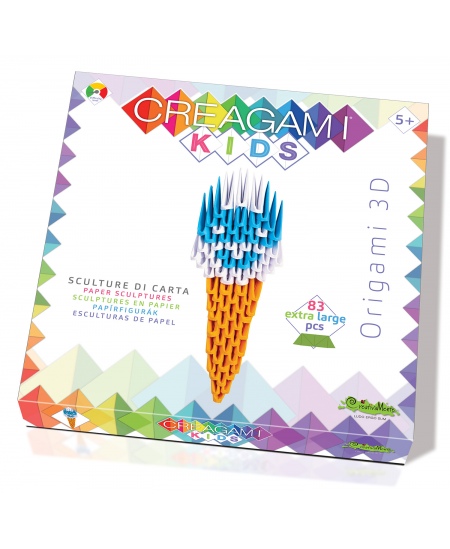 3D origami komplekt väikelastele CREAGAMI Kids Jäätis