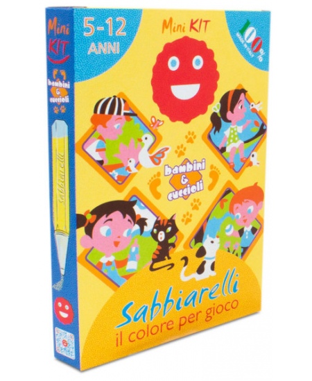 Liivajoonistamise komplekt SABBIARELLI Lapsed ja lemmikloomad