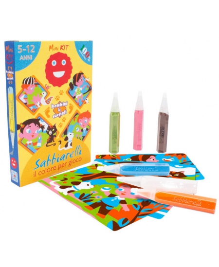 Liivajoonistamise komplekt SABBIARELLI Lapsed ja lemmikloomad